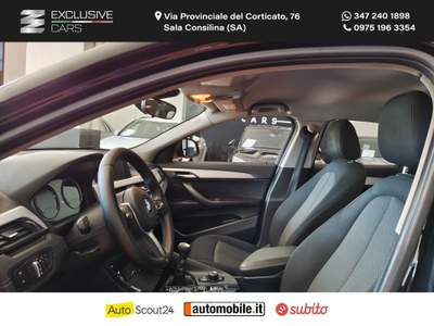 BMW X2 X2 sDrive18d Nero usata Sala Consilina