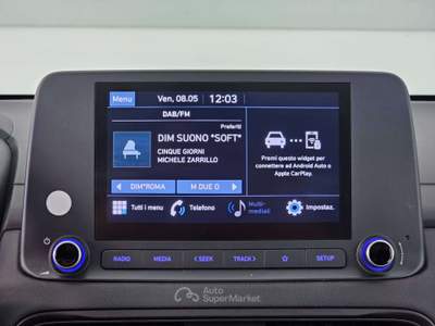 Hyundai Kona 1.0 T-GDI Mild Hybrid, XTech MHEV 2WD Tua da €188 Al Mese!! Grigio usata Roma