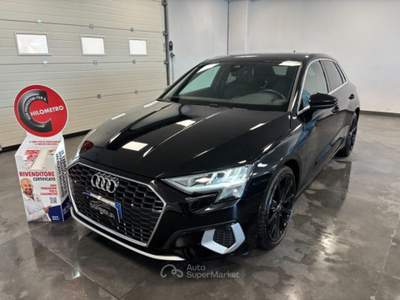 Audi A3 SPB SPORTBACK 35 TDI S line S tronic Nero usata Qualiano