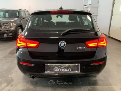 BMW Serie 1 116d 116 d Advantage 5 Porte Nero usata Qualiano