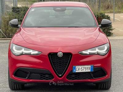 Alfa Romeo Stelvio 2.2 210 CV TD AT8 Q4 Tributo Italiano 18.000km Rosso usata Fiumicino