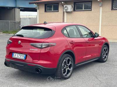 Alfa Romeo Stelvio 2.2 210 CV TD AT8 Q4 Tributo Italiano 18.000km Rosso usata Fiumicino