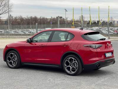 Alfa Romeo Stelvio 2.2 210 CV TD AT8 Q4 Tributo Italiano 18.000km Rosso usata Fiumicino