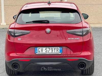 Alfa Romeo Stelvio 2.2 210 CV TD AT8 Q4 Tributo Italiano 18.000km Rosso usata Fiumicino