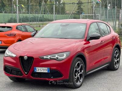 Alfa Romeo Stelvio 2.2 210 CV TD AT8 Q4 Tributo Italiano 18.000km Rosso usata Fiumicino