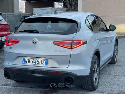 Alfa Romeo Stelvio 2.2 Turbodiesel 210 CV AT8 Q4 Sprint PREZZO VERO Blu/Azzurro usata Fiumicino