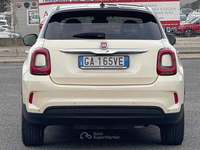 Fiat 500X 1.0 T3 120 CV Lounge Bicolore Avorio Nero 11.900€ Bianco usata Fiumicino
