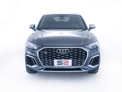 Audi Q5 45 TFSI S Line quattro S tronic Tetto panoramico/Gancio traino a scomparsa/Head-up display Grigio usata Feltre