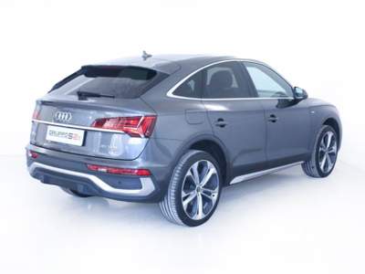 Audi Q5 45 TFSI S Line quattro S tronic Tetto panoramico/Gancio traino a scomparsa/Head-up display Grigio usata Feltre