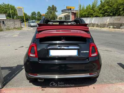 Fiat 500C 500C 1.0 hybrid Dolcevita 70cv Nero usata Roma