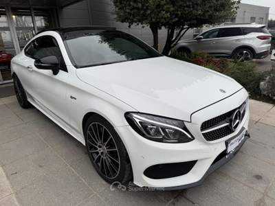 Mercedes-Benz Classe C C 43 4M AMG Coupé | TETTO, 19'', SCARICO AMG, PACK NIGHT, PROMO AZZURRA Bianco usata Suzzara