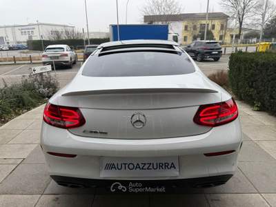 Mercedes-Benz Classe C C 43 4M AMG Coupé | TETTO, 19'', SCARICO AMG, PACK NIGHT, PROMO AZZURRA Bianco usata Suzzara