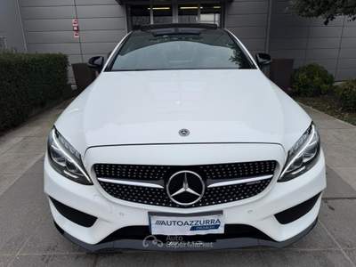 Mercedes-Benz Classe C C 43 4M AMG Coupé | TETTO, 19'', SCARICO AMG, PACK NIGHT, PROMO AZZURRA Bianco usata Suzzara
