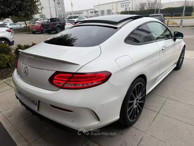 Mercedes-Benz Classe C C 43 4M AMG Coupé | TETTO, 19'', SCARICO AMG, PACK NIGHT, PROMO AZZURRA Bianco usata Suzzara