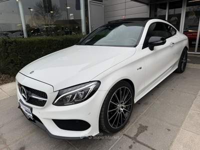 Mercedes-Benz Classe C C 43 4M AMG Coupé | TETTO, 19'', SCARICO AMG, PACK NIGHT, PROMO AZZURRA Bianco usata Suzzara