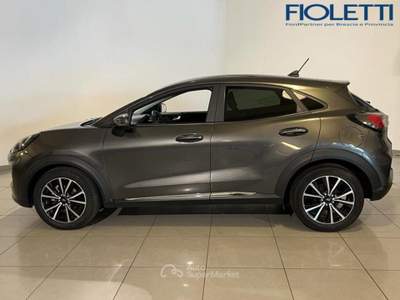 Ford Puma (2019) 1.0 ECOBOOST HYBRID 125 CV AUT. TITANIUM DESIGN Grigio usata Manerbio