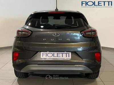 Ford Puma (2019) 1.0 ECOBOOST HYBRID 125 CV AUT. TITANIUM DESIGN Grigio usata Manerbio