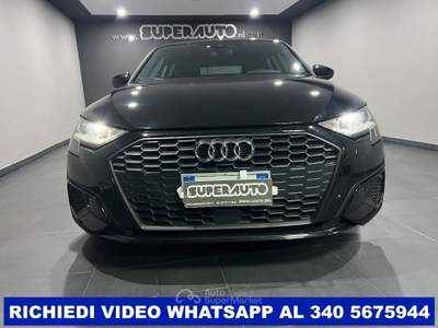 Audi A3 SPB 30 2.0 TDI Business PelleTotale+VirtualCockpit Nero usata Atena lucana