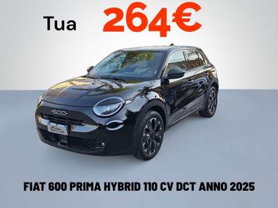 Fiat 600 Hybrid 100 CV DCT MHEV La Prima Nero usata San Giuseppe Vesuviano