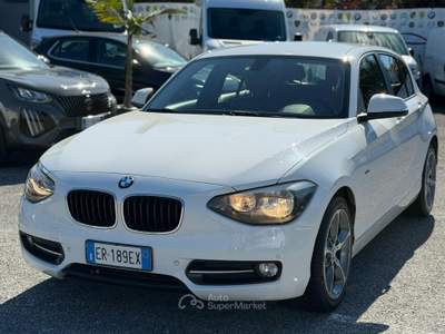 BMW Serie 1 116i 116i Sport 5p Bianco usata Fiumicino