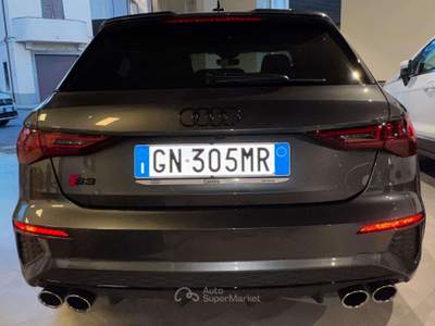 Audi S3 A3 IV  Sportback 2.0 tfsi quattro s-tronic tetto apribile Grigio usata Genova