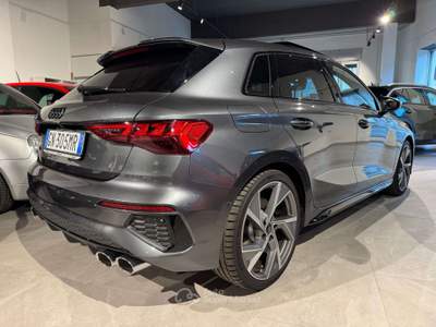 Audi S3 A3 IV  Sportback 2.0 tfsi quattro s-tronic tetto apribile Grigio usata Genova