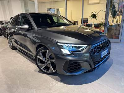 Audi S3 A3 IV  Sportback 2.0 tfsi quattro s-tronic tetto apribile Grigio usata Genova