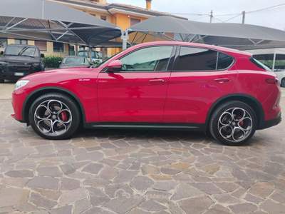 Alfa Romeo Stelvio 2.2 Turbodiesel 190 CV AT8 Q4 SPRINT SUPER - TETTO Rosso usata Monselice