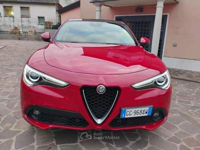 Alfa Romeo Stelvio 2.2 Turbodiesel 190 CV AT8 Q4 SPRINT SUPER - TETTO Rosso usata Monselice