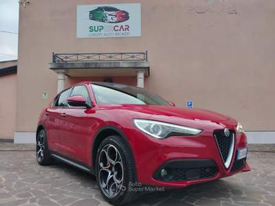 Alfa Romeo Stelvio 2.2 Turbodiesel 190 CV AT8 Q4 SPRINT SUPER - TETTO Rosso usata Monselice