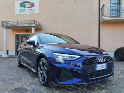 Audi A3 SPB 35 TDI S tronic S line edition PACK EVOLUTION Blu/Azzurro usata Monselice