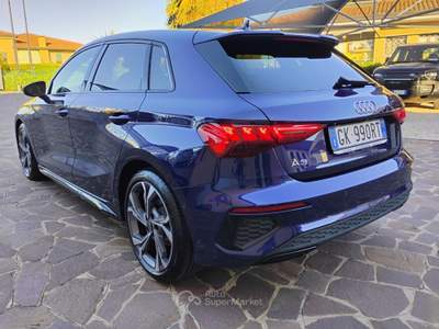 Audi A3 SPB 35 TDI S tronic S line edition PACK EVOLUTION Blu/Azzurro usata Monselice