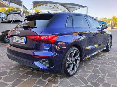 Audi A3 SPB 35 TDI S tronic S line edition PACK EVOLUTION Blu/Azzurro usata Monselice