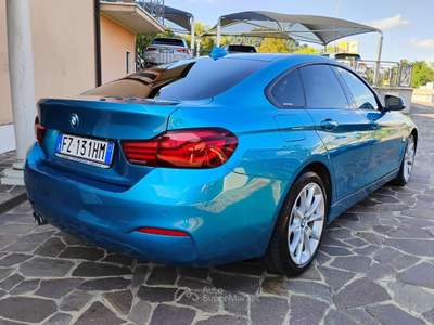 BMW Serie 4 Gran Coupé 420d d xDrive Gran Coupé - PELLE TOTALE - Blu/Azzurro usata Monselice