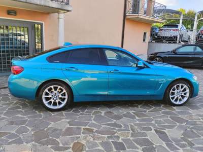 BMW Serie 4 Gran Coupé 420d d xDrive Gran Coupé - PELLE TOTALE - Blu/Azzurro usata Monselice