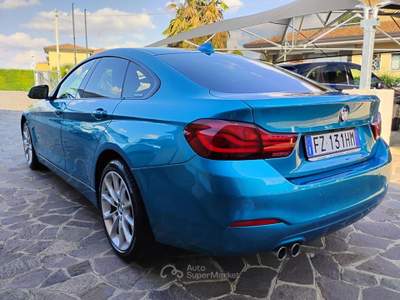 BMW Serie 4 Gran Coupé 420d d xDrive Gran Coupé - PELLE TOTALE - Blu/Azzurro usata Monselice