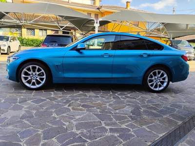 BMW Serie 4 Gran Coupé 420d d xDrive Gran Coupé - PELLE TOTALE - Blu/Azzurro usata Monselice