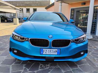 BMW Serie 4 Gran Coupé 420d d xDrive Gran Coupé - PELLE TOTALE - Blu/Azzurro usata Monselice