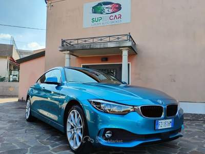 BMW Serie 4 Gran Coupé 420d d xDrive Gran Coupé - PELLE TOTALE - Blu/Azzurro usata Monselice