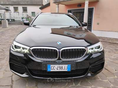 BMW Serie 5 520d d 48V xDrive Touring Msport Nero usata Monselice