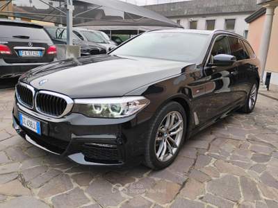 BMW Serie 5 520d d 48V xDrive Touring Msport Nero usata Monselice