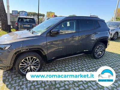 Jeep Compass 1.5 turbo t4 mhev Summit 2wd 130cv dct KM CERTIFICATI Grigio usata Roma