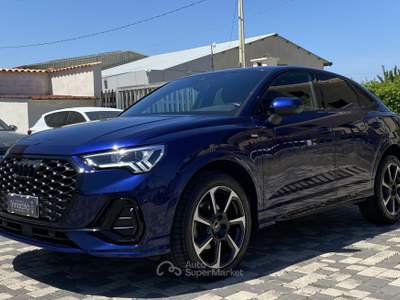 Audi Q3 SPB S Line interno ed esterno 2.0 TDI 150CV s-tronic 35 Blu/Azzurro usata Borgetto