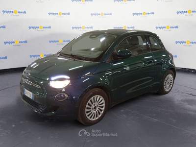 Fiat 500 IV 2020 500e 42 kWh Icon + Blu/Azzurro usata Roma