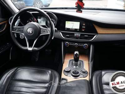 Alfa Romeo Giulia 2.2 Turbodiesel 180 CV AT8 Super + Garanzia Nero usata Roma