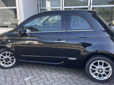 Fiat 500 tetto panoram. NEOPATENTATI 1.2 Lounge BENZINA Nero usata Villa di Tirano