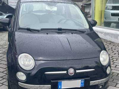 Fiat 500 tetto panoram. NEOPATENTATI 1.2 Lounge BENZINA Nero usata Villa di Tirano