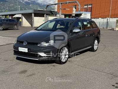Volkswagen Golf VOLKSWAGEN Golf Variant Alltrack 1.6 TDI 4MOTION BMT Grigio usata Trento