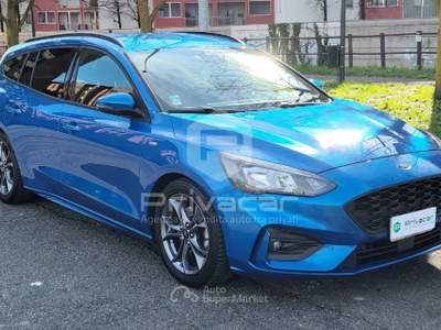 Ford Focus FORD Focus 1.0 EcoBoost 125 CV automatico SW ST-Line Co-Pilot Blu/Azzurro usata Opera