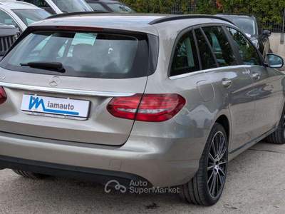 Mercedes-Benz Classe C 1.6cc 122cv EXECUTIVE NAVIGATORE CAMERA POSTERIORE Grigio usata Roma